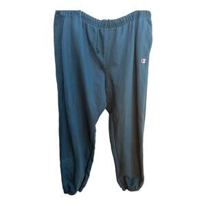 Champion Reverse Weave Sweatpants Mens XL Teal Joggers